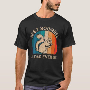 Best Squirrel Pappa någonsin Retro Squirrel Graphi T Shirt