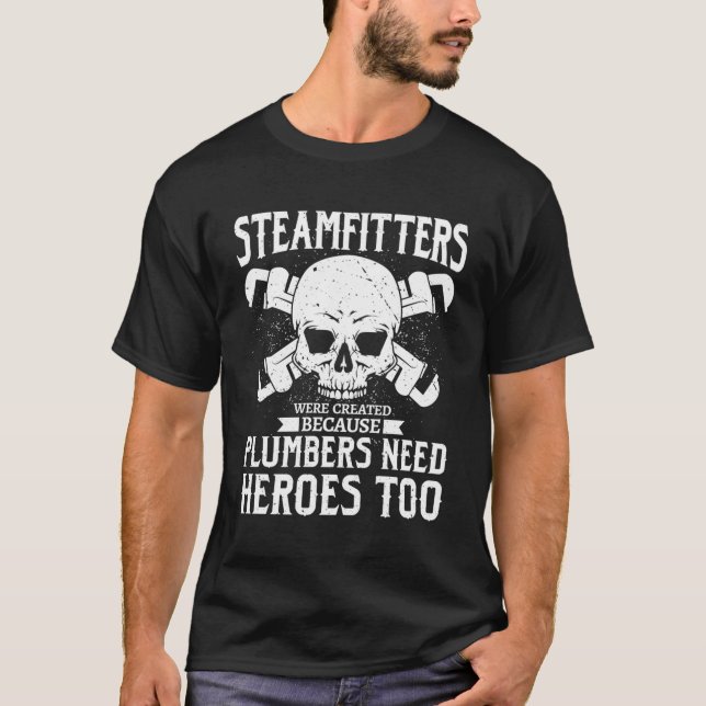 Best Steamfitters Clothes Steam Pipe Welders Jacke T Shirt (Framsida)