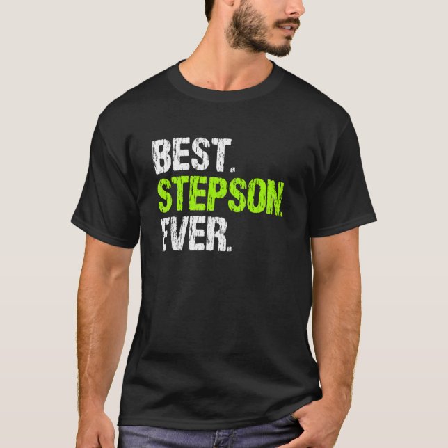 Best Step Son Ever Cool  StepSon T Shirt (Framsida)