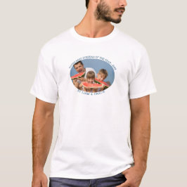 Best Stepdad of the Year Kids Namn Oval Photo T Shirt