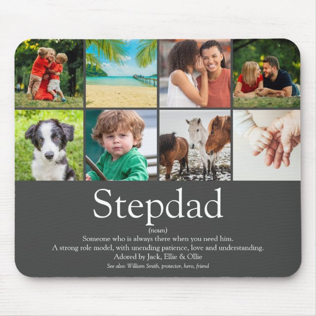 Best Stepdad Stepfather Quote Photo Collage Musmatta (Framsidan)