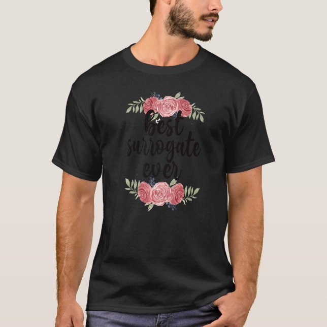 Best Surro Mamma Surrogate Mor Gestational Carri T Shirt (Framsida)