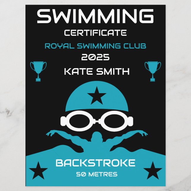 Best Swimming Award (Framsida)