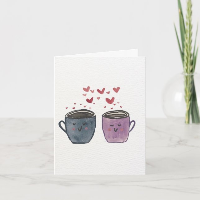 Best-Tea Galentine's/Valentine's Day Card Tack Kort (Framsida)
