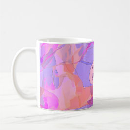 Best Teacher – Abstract Design Personalized Kaffemugg
