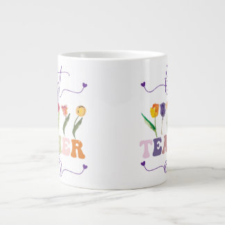 Best teacher ever, Custom mug for teacher Jumbo Mugg