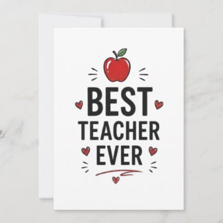 Best Teacher Ever  Kort