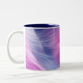 Best Teacher Ever Pastel Swirl Två-Tonad Mugg