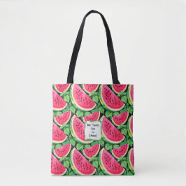 Best Teacher Ever – Watermelon Tote Bag Tygkasse