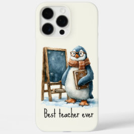Best Teacher Ever Winter Penguin Design