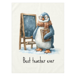 Best Teacher Ever Winter Penguin Design