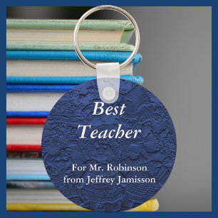 Best Teacher Keychain (Nyckelring), Blue Rag Dolls Nyckelring