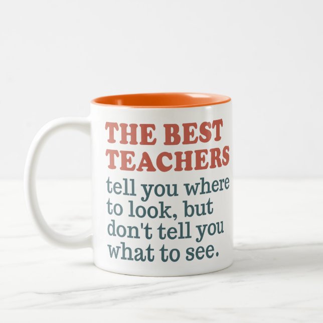 BEST TEACHERS-eget namn mugg (Vänster)