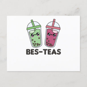 Best-Teas - Bubble Tea Kawaii Boba Tea Kärlek Vykort