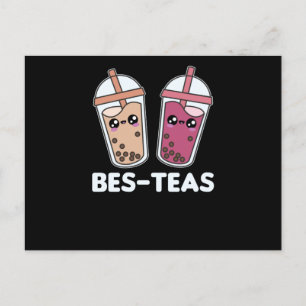 Best-Teas - Bubble Tea Kawaii Boba Tea Kärlek Vykort