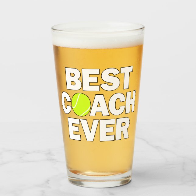 Best Tennis Coach All Tack Coach Sports Glaskopp (Framsida fylld)