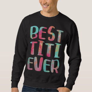 Best Titi Now Mors dag Gift Lång Ärmad Tröja