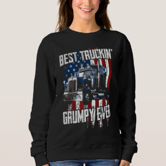 Best Truckin Grumpy Ever On Fathers Day Trucker dr T Shirt