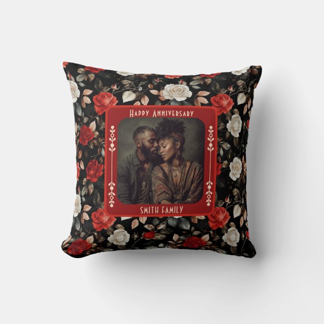 Best True Love 15Th Anniversary Throw Pillow  Kudde (Framsida)