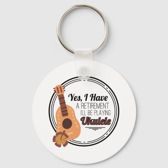 Best Ukulele Musician Gift Nyckelring (Framsida)