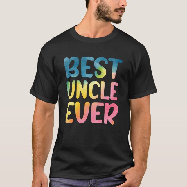 Best Uncle Ever Father's Day Uncle T Shirt (Framsida)