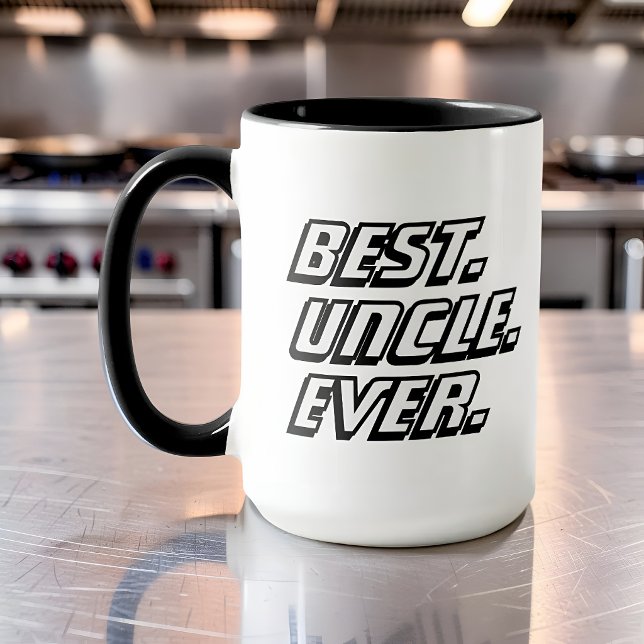 Best Uncle Ever Modern Racing Mugg (Skapare uppladdad)