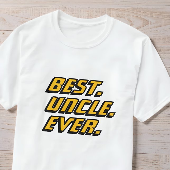 Best Uncle Ever Modern Racing T Shirt (Skapare uppladdad)