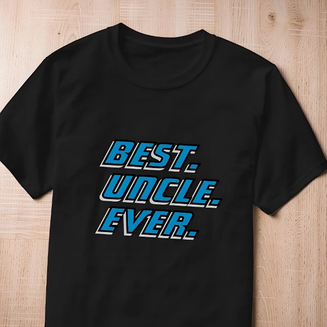 Best Uncle Ever Modern Racing T Shirt (Skapare uppladdad)