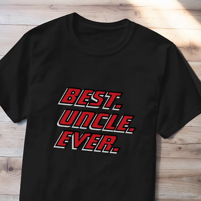 Best Uncle Ever Modern Racing T Shirt (Skapare uppladdad)