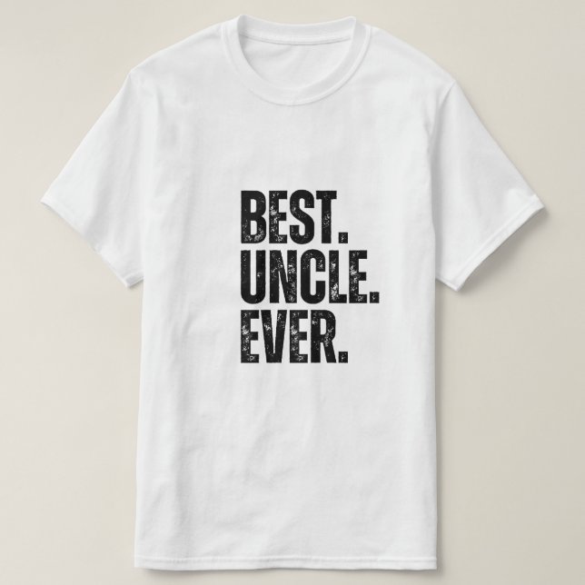 Best Uncle Ever T Shirt (Design framsida)