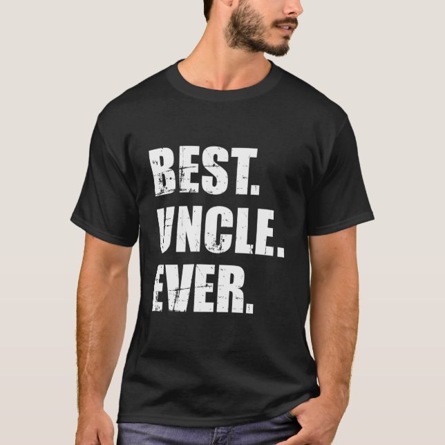Best Uncle Ever T Shirt (Framsida)