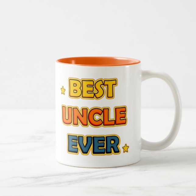 Best Uncle ever Två-Tonad Mugg (Höger)