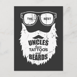 Best Uncles Beards Tattoos Make Vykort