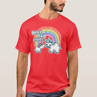 Best Unicorn Dad family T Shirt
