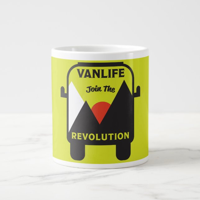 Best van life nomad jumbo mugg (Framsidan)