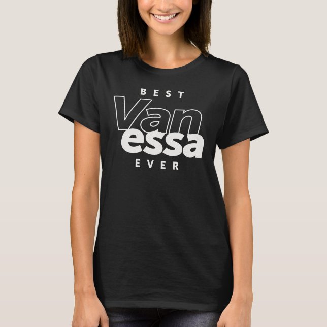 Best Vanessa nånsin - Namn Vanessa T Shirt (Framsida)