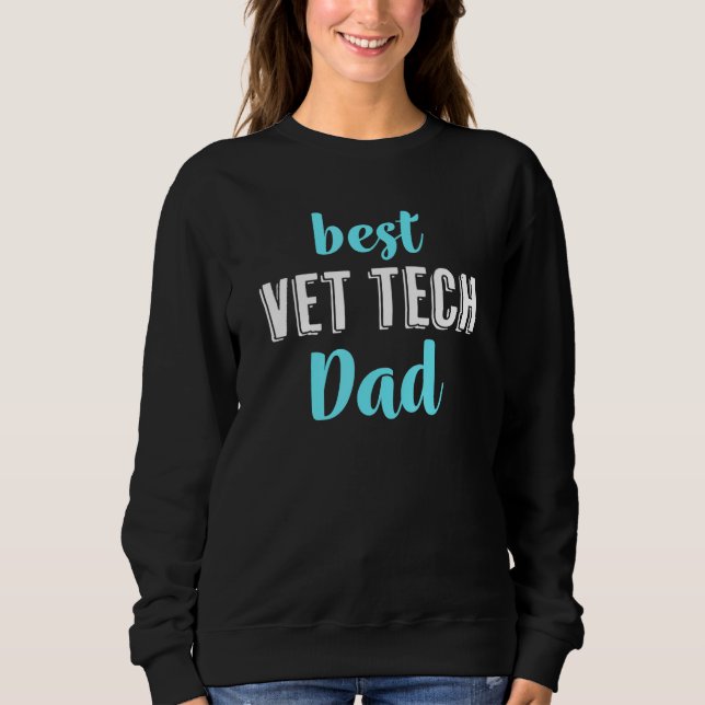 Best Vet Tech Pappa Tee från Dotter Son (Framsida)