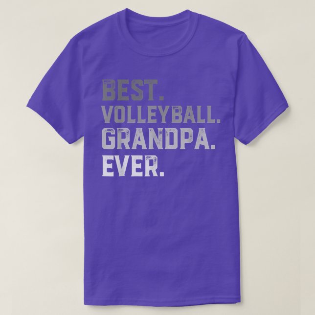 Best Volleyball Grandpa För manar T Far Da T Shirt (Design framsida)