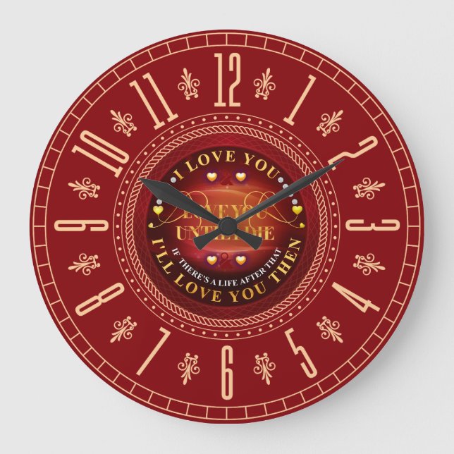 Best Wadding Gift Stor Klocka (Framsida)