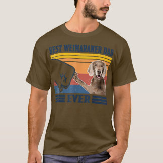 Best Weimaraner Pappa Alltid Rolig hund Älskare Fa T Shirt