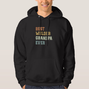 Best Welder Grandpa Fars dag Funny Weldin Hoodie