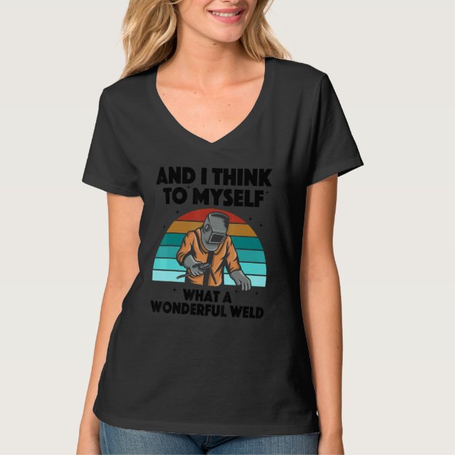 Best Welding Men Women Arc Welder Pipeliner Ironwo T Shirt (Framsida)