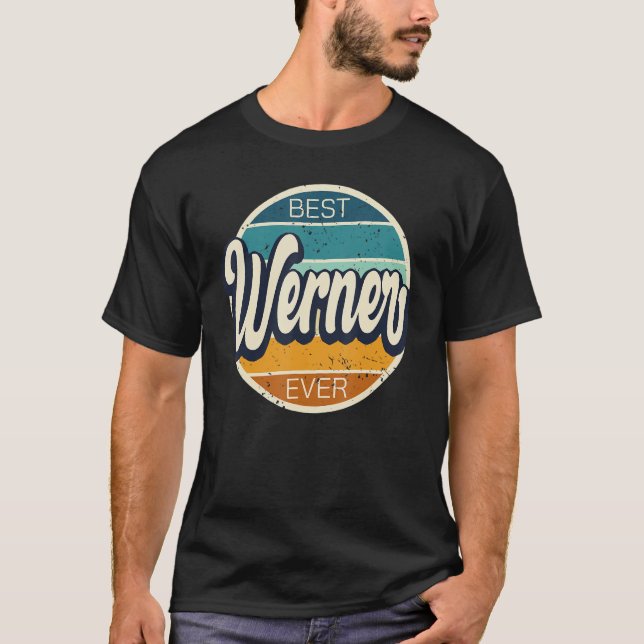 Best Werner AldriWerner Birthday Namn T Shirt (Framsida)