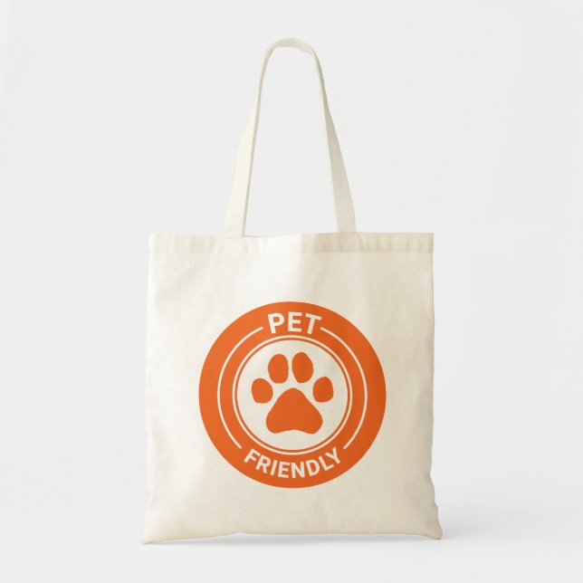 Best Westie Pet Friendly Drawn Tass - Orange Tygkasse (Framsidan)