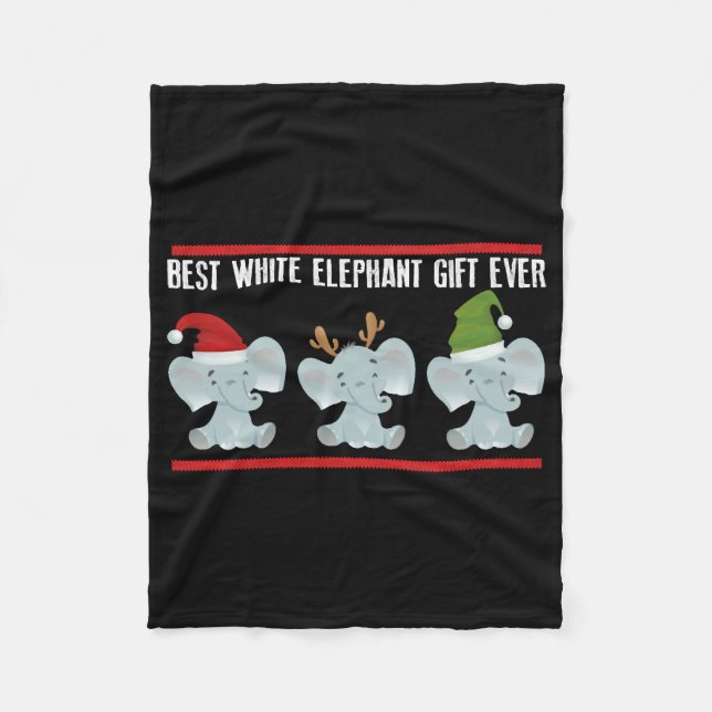 Best White Elephant Gift nånsin Yankee Swap Dirty Fleecefilt (Framsidan)