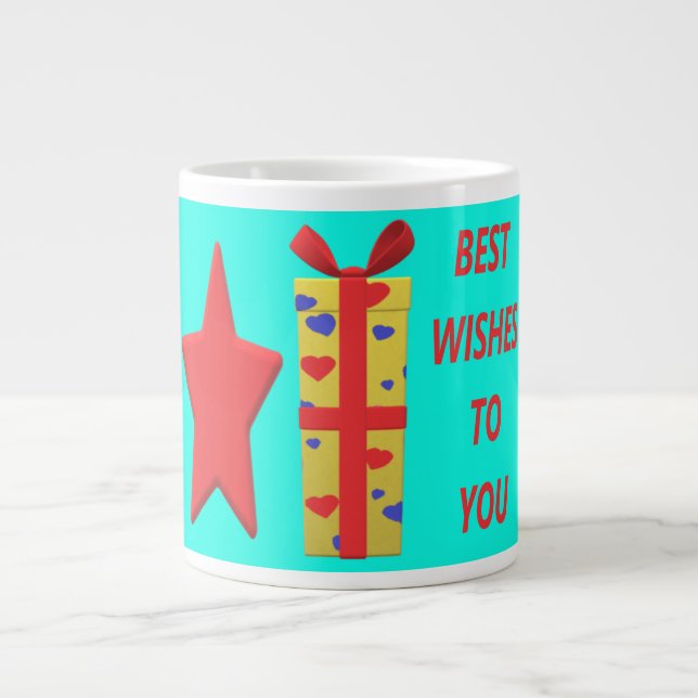 BEST WISHED BOWS GIFTS BONGS JUMBO MUGG (Framsidan)