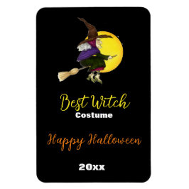 Best Witch Costume Halloween fest Award Magnet