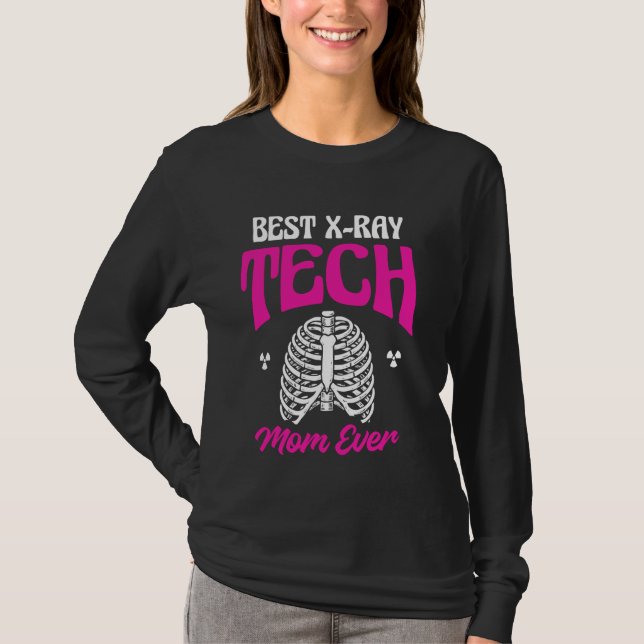 Best X Ray Tech Radiology Mamma någonsin T Shirt (Framsida)