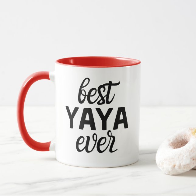 Best Yaya Aldrig Mugg (Med munk)