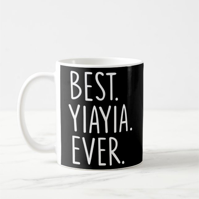 Best Yiayia Aldrig Kaffemugg (Vänster)